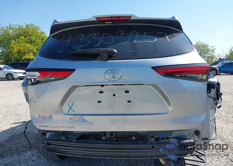 2023 Toyota Highlander L z USA, uszkodzony, nr VIN 5TDKDRAH0PS510538